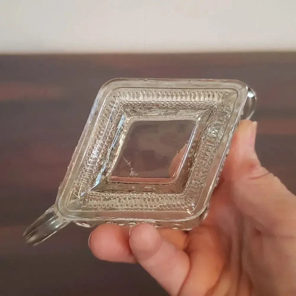 Lovely Vintage Pressed Glass Creamer